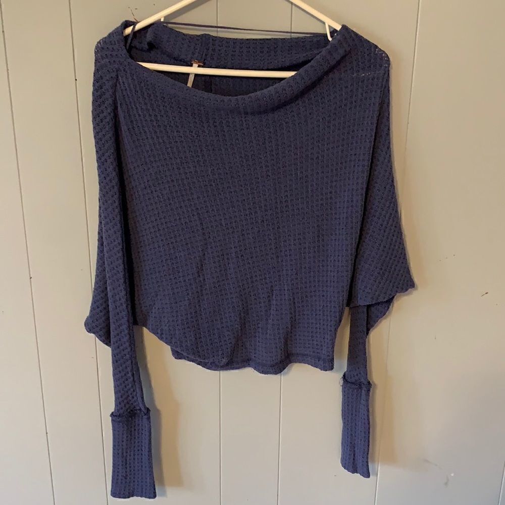 Free People Waffle Longsleeve Size XS